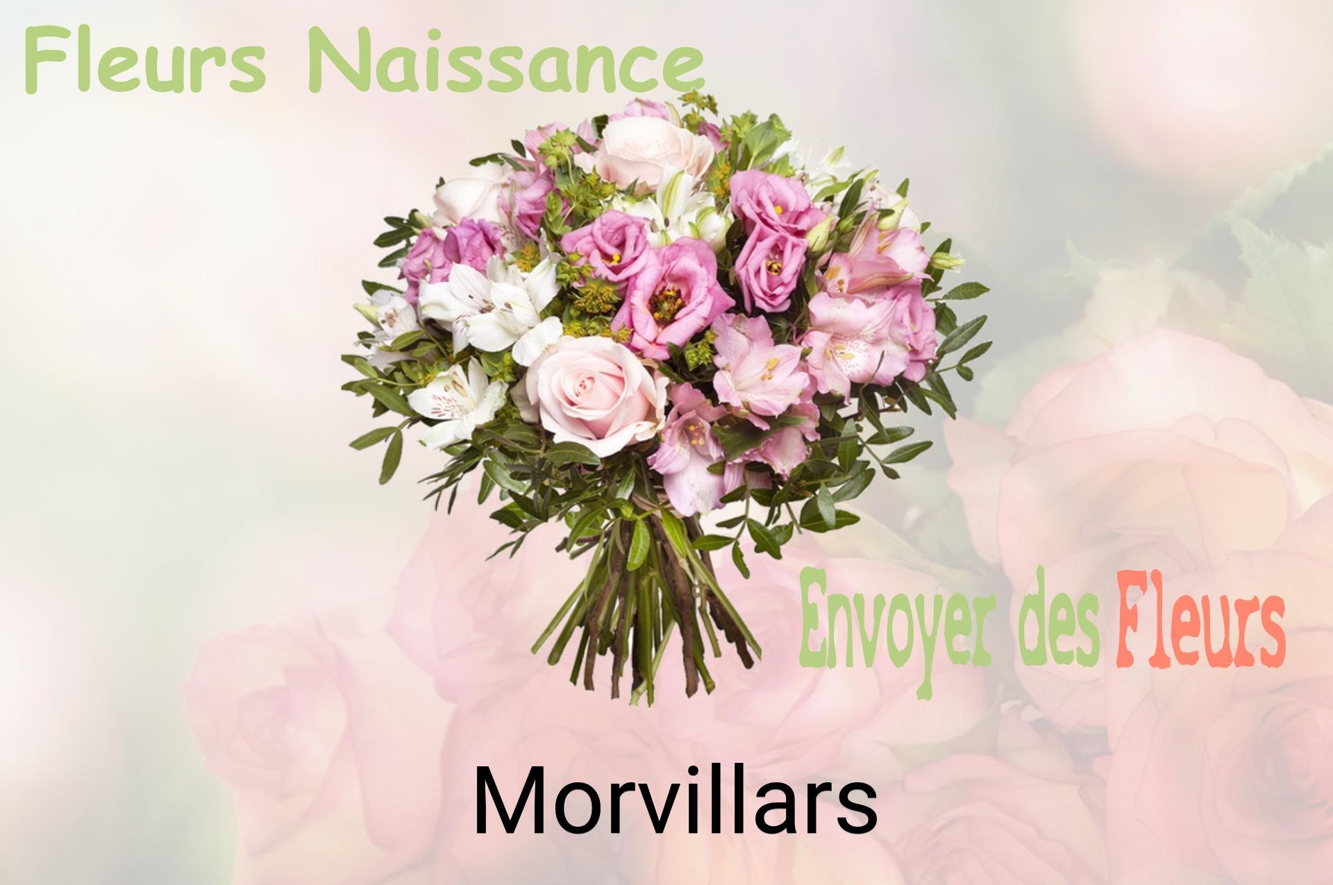 Bouquet de fleurs de naissance livré à Morvillars